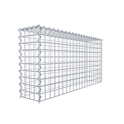 Extra gabion typ 3 100 cm x 50 cm x 20 cm (L x H x D), maskstorlek 5 cm x 5 cm, spiral