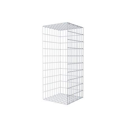 Gabião tipo 2 100 cm x 40 cm x 40 cm, malhagem 5 cm x 10 cm, anel C