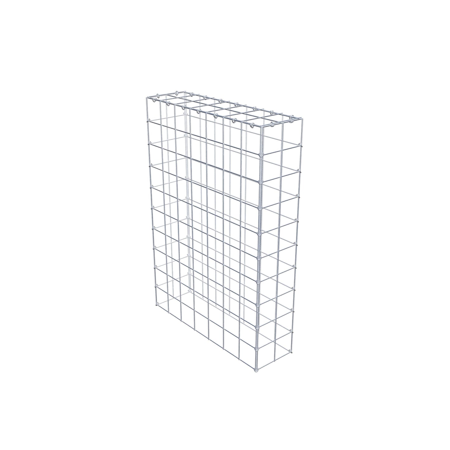 Gabião Tipo 3 100 cm x 70 cm x 20 cm (C x A x P), malhagem 10 cm x 10 cm, anel C