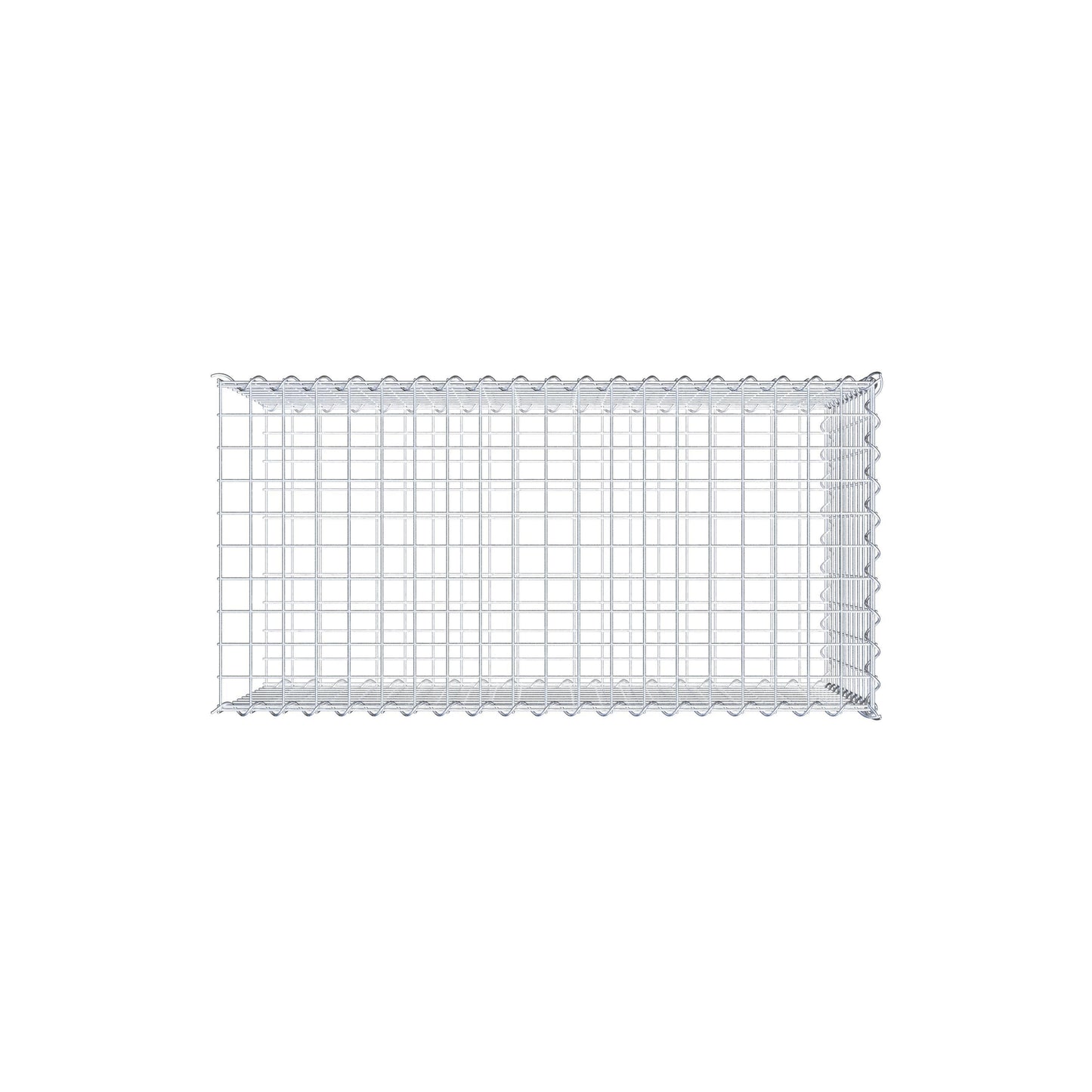 Extra gabion typ 2 100 cm x 50 cm x 50 cm (L x H x D), maskstorlek 5 cm x 5 cm, spiral