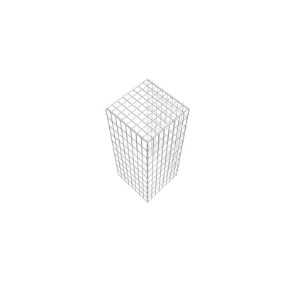 Gabião tipo 4 100 cm x 40 cm x 40 cm (C x A x P), malhagem 5 cm x 10 cm, anel C