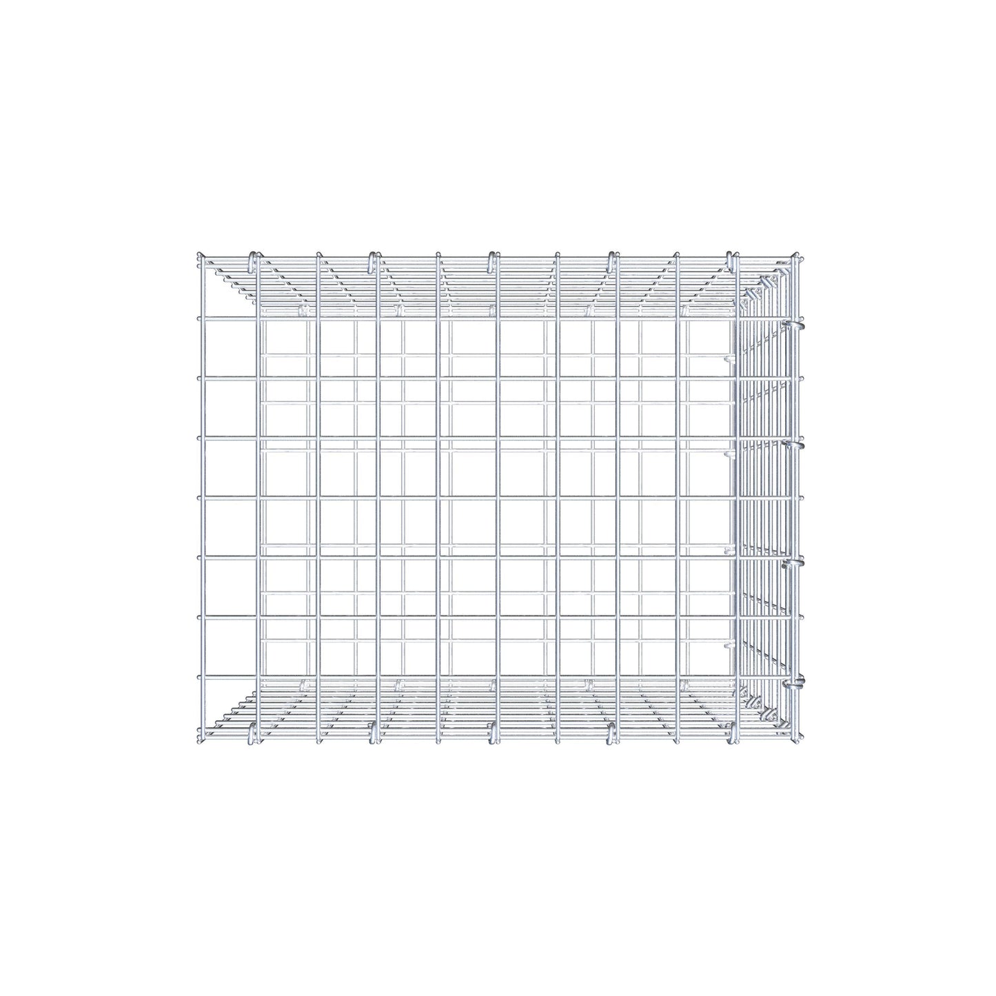 Pile aggiuntivo tipo 2 50 cm x 40 cm x 40 cm (L x H x P), maglia 5 cm x 5 cm, anello a C