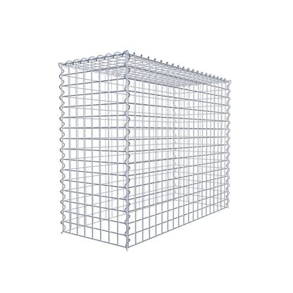 Gabbione aggiuntivo tipo 3 100 cm x 80 cm x 40 cm (L x H x P), dimensione maglia 5 cm x 5 cm, a spirale