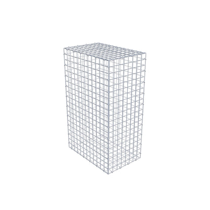 Gabion 100 cm x 60 cm x 40 cm (L x H x D), maskstorlek 5 cm x 5 cm, C-ring