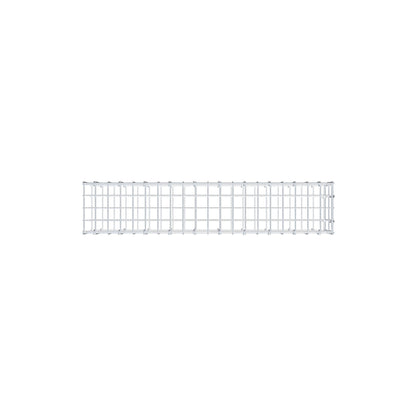 Gabião tipo 2 100 cm x 20 cm x 20 cm, malhagem 5 cm x 10 cm, anel C
