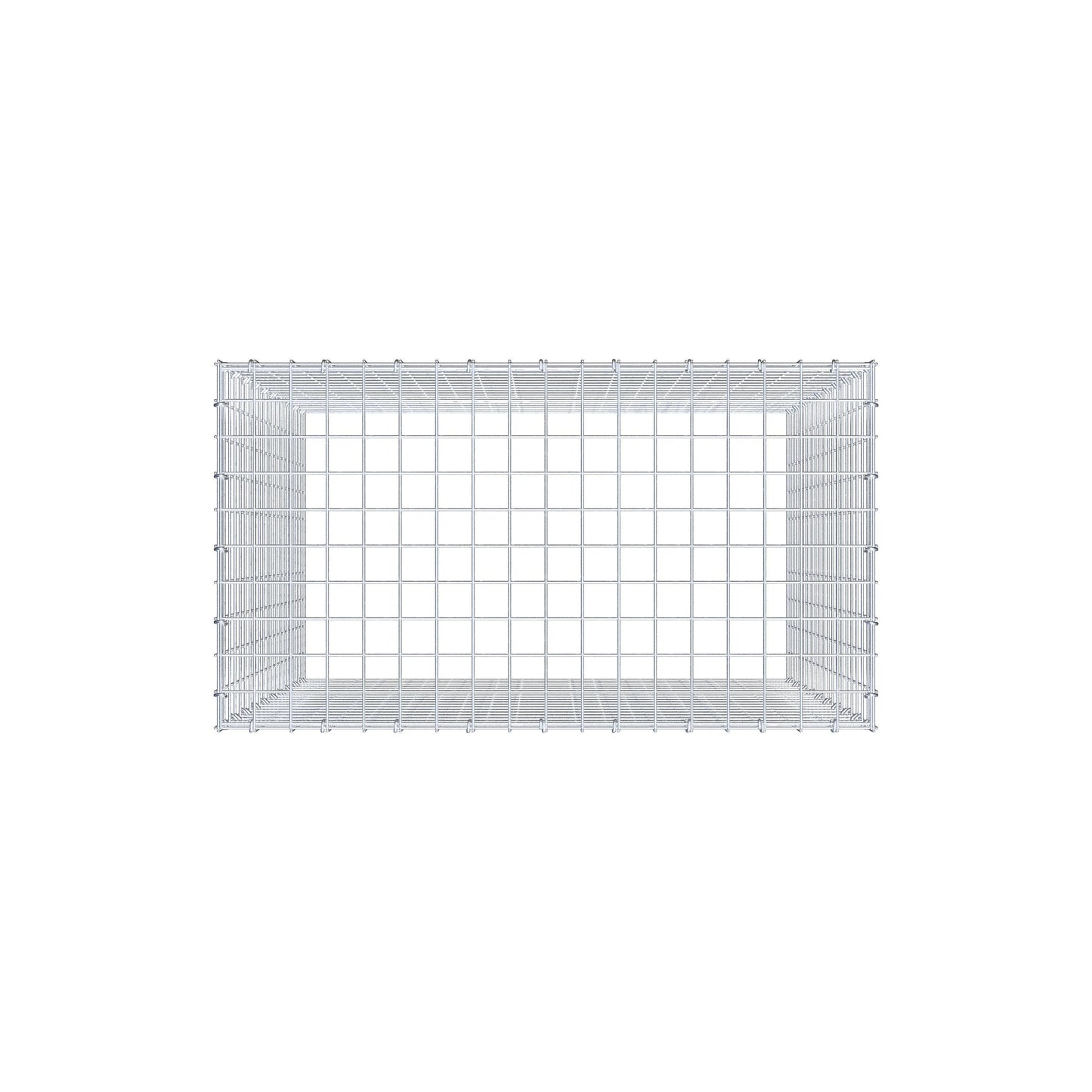Fourche rapportée type 3 100 cm x 90 cm x 50 cm (L x H x P), mailles 5 cm x 5 cm, anneau C