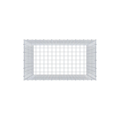 Fourche rapportée type 3 100 cm x 90 cm x 50 cm (L x H x P), mailles 5 cm x 5 cm, anneau C
