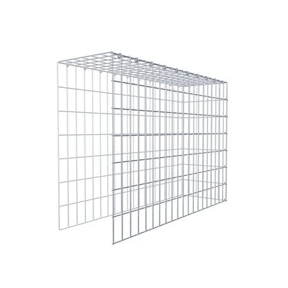 Fourche rapportée type 4 100 cm x 70 cm x 30 cm (L x H x P), mailles 5 cm x 10 cm, anneau en C