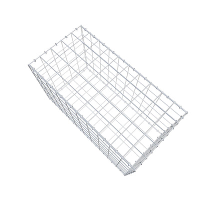 Gabbione 100 cm x 60 cm x 50 cm (L x H x P), maglia 10 cm x 10 cm, anello a C
