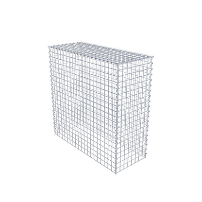Gabbione aggiuntivo tipo 3 100 cm x 100 cm x 40 cm (L x H x P), dimensione maglia 5 cm x 5 cm, a spirale