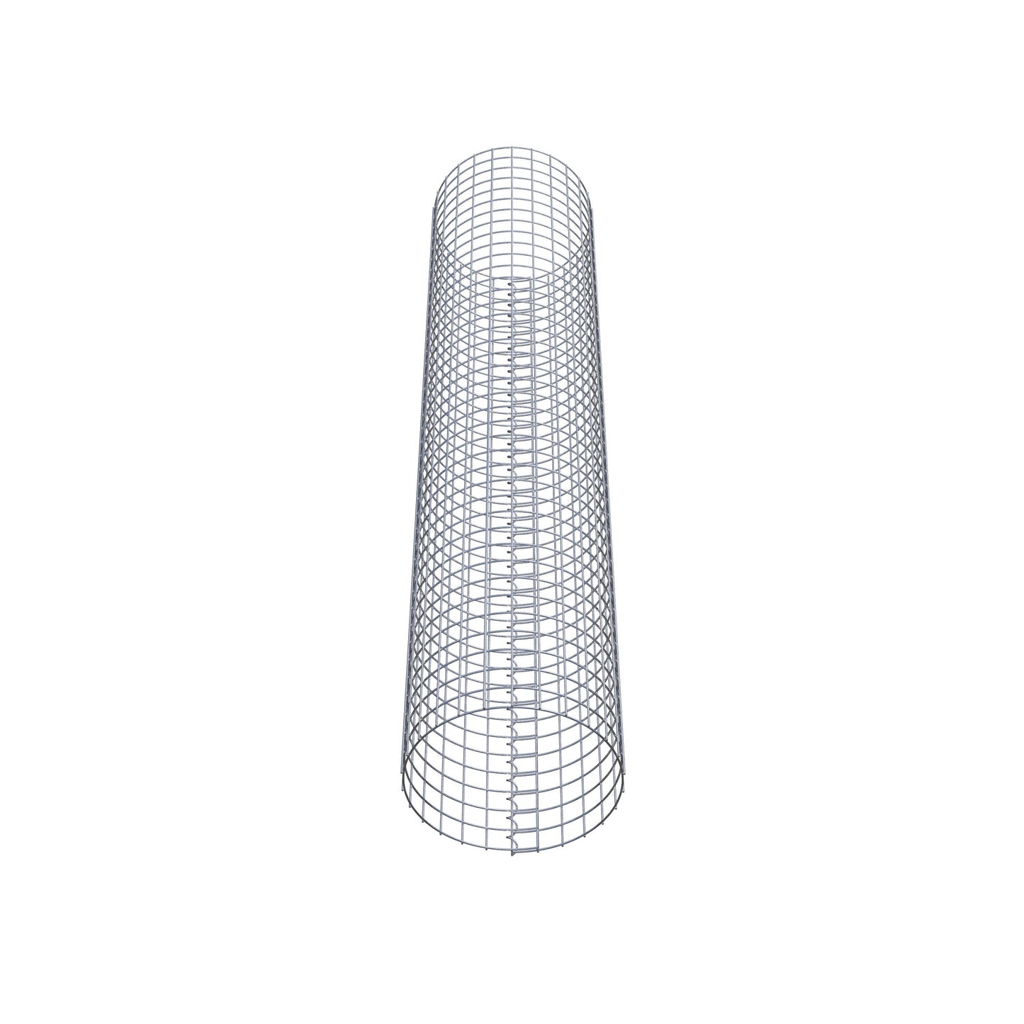 Gabionensäule rund 42 cm Durchmesser, 200 cm Höhe, Maschenweite 5 cm x 5 cm