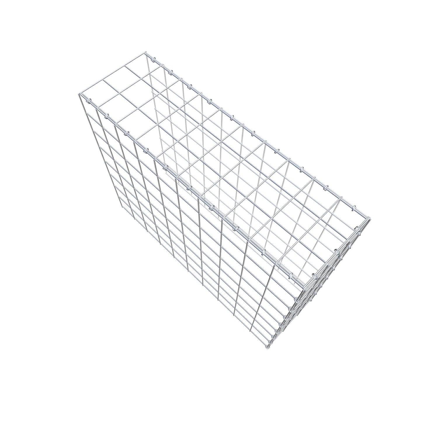 Fourche rapportée type 4 100 cm x 80 cm x 30 cm (L x H x P), mailles 10 cm x 10 cm, anneau C