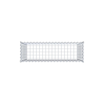 Gabion rapporté type 3 100 cm x 70 cm x 30 cm (L x H x P), mailles 5 cm x 5 cm, spirale