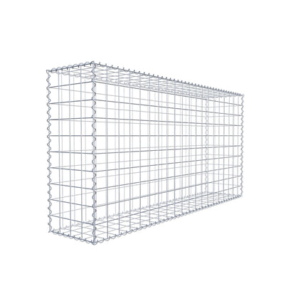 Gabbione 200 cm x 100 cm x 40 cm (L x H x P), maglia 10 cm x 10 cm, spirale