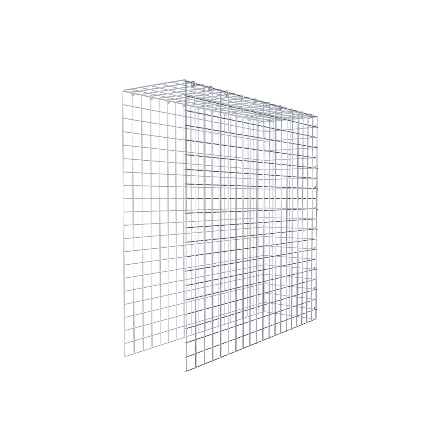 Gabião Tipo 4 100 cm x 100 cm x 30 cm (C x A x P), malhagem 5 cm x 5 cm, anel C