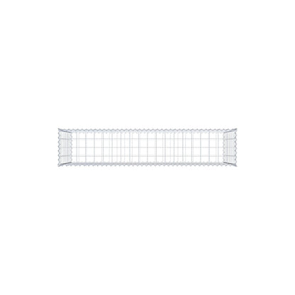Gabbione 200 cm x 100 cm x 40 cm (L x H x P), maglia 10 cm x 10 cm, spirale