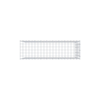 Monteret gabion type 4 100 cm x 60 cm x 30 cm (L x H x D), maskestørrelse 5 cm x 10 cm, C-ring