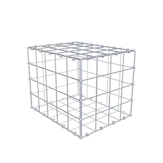 Gabbione 50 cm x 40 cm x 40 cm (L x H x P), maglia 10 x 10 cm, anello a spirale