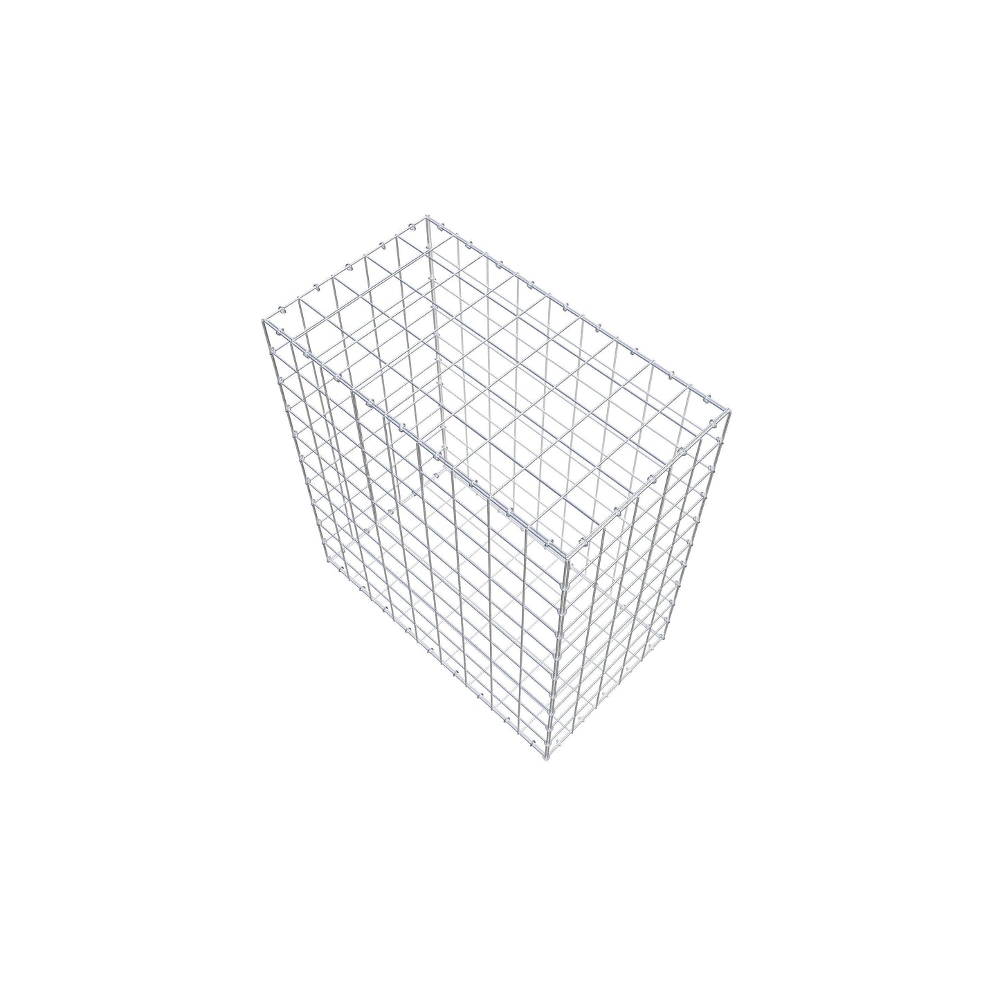 Gabião 100 cm x 90 cm x 50 cm (C x A x P), malhagem 10 cm x 10 cm, anel C