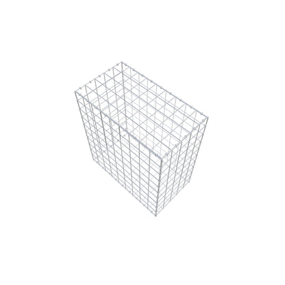 Gabião 100 cm x 90 cm x 50 cm (C x A x P), malhagem 10 cm x 10 cm, anel C