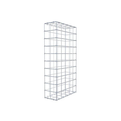 Gabião 100 cm x 50 cm x 20 cm (C x A x P), malhagem 10 cm x 10 cm, anel C