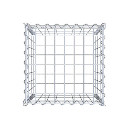 Extra gabion typ 3 40 cm x 40 cm x 40 cm (L x H x D), maskstorlek 5 cm x 10 cm, spiral