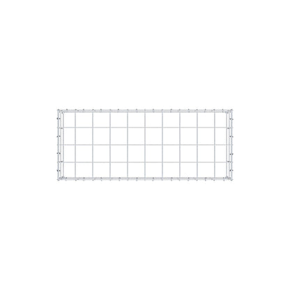 Monteret gabion type 3 100 cm x 20 cm x 40 cm (L x H x D), maskestørrelse 10 cm x 10 cm, C-ring