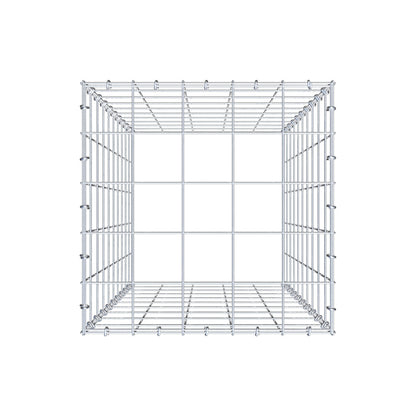 Gabião Tipo 3 100 cm x 50 cm x 50 cm (C x A x P), malhagem 10 cm x 10 cm, anel C
