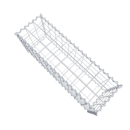 Gabion 100 cm x 40 cm x 30 cm (L x H x P), mailles 10 cm x 10 cm, spirale