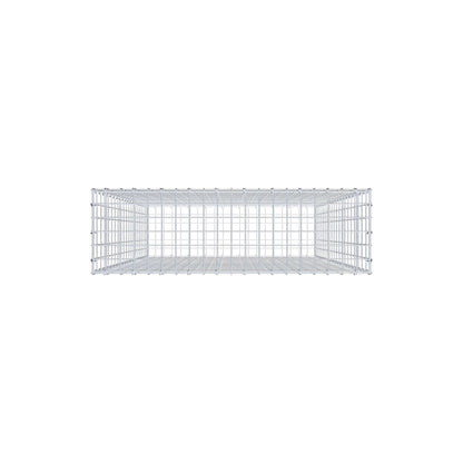 Gabione 200 cm x 100 cm x 30 cm (L x H x T), Maschenweite 5 cm x 10 cm, C-Ring
