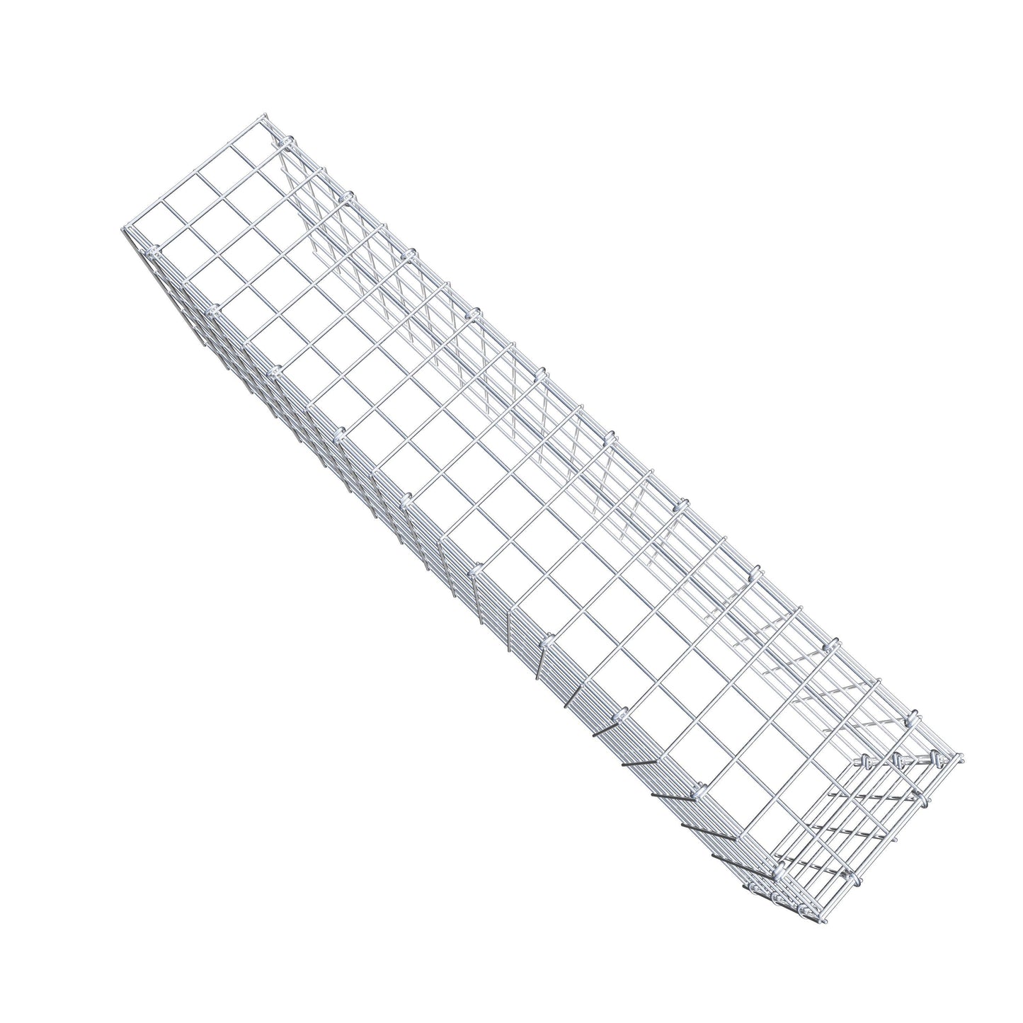 Gabião Tipo 4 100 cm x 30 cm x 20 cm (C x A x P), malhagem 5 cm x 5 cm, anel C