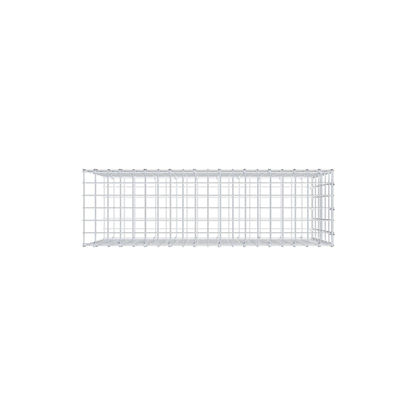 Gabião tipo 2 100 cm x 60 cm x 30 cm, malhagem 5 cm x 10 cm, anel C