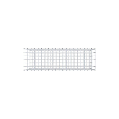 Gabião tipo 2 100 cm x 60 cm x 30 cm, malhagem 5 cm x 10 cm, anel C