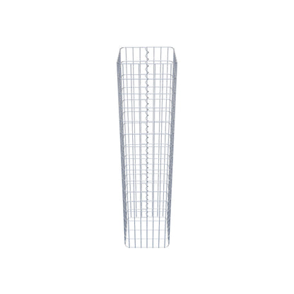 Colonne de gabion carrée 37 cm x 37 cm, 160 cm de hauteur, MW 5 cm x 10 cm