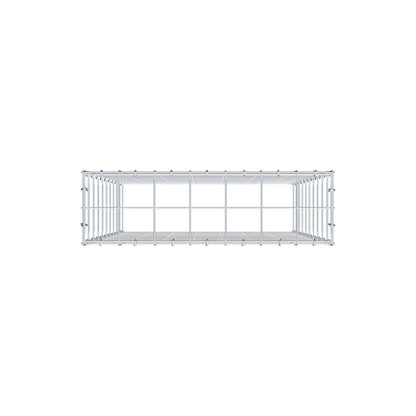 Gabião Tipo 3 100 cm x 70 cm x 20 cm (C x A x P), malhagem 10 cm x 10 cm, anel C