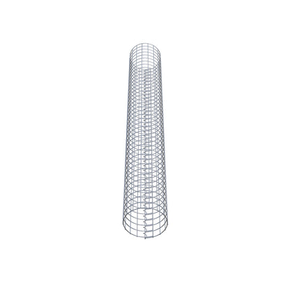 Gabionensäule rund 27 cm Durchmesser, 200 cm Höhe, Maschenweite 5 cm x 5 cm
