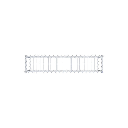 Gabion 100 cm x 40 cm x 20 cm (L x H x D), mesh size 10 cm x 10 cm, spiral