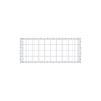 Gabião 100 cm x 30 cm x 40 cm (C x A x P), malhagem 10 x 10 cm, anel espiral