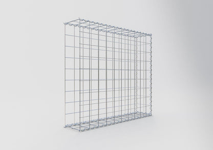 Anbaugabione Typ 2 100 cm x 90 cm x 20 cm (L x H x T), Maschenweite 10 cm x 10 cm, Spirale