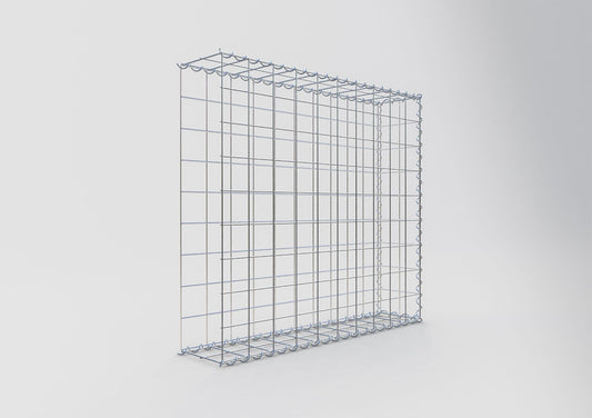 Gabbione aggiuntivo tipo 2 100 cm x 90 cm x 20 cm (L x H x P), maglia 10 cm x 10 cm, spirale
