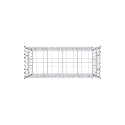 Gabião tipo 3 100 cm x 80 cm x 40 cm (C x A x P), malhagem 5 cm x 10 cm, espiral