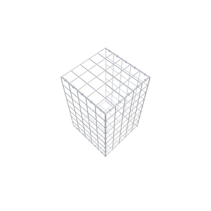 Gabião tipo 2 80 cm x 50 cm x 50 cm (C x A x P), malhagem 10 cm x 10 cm, anel C