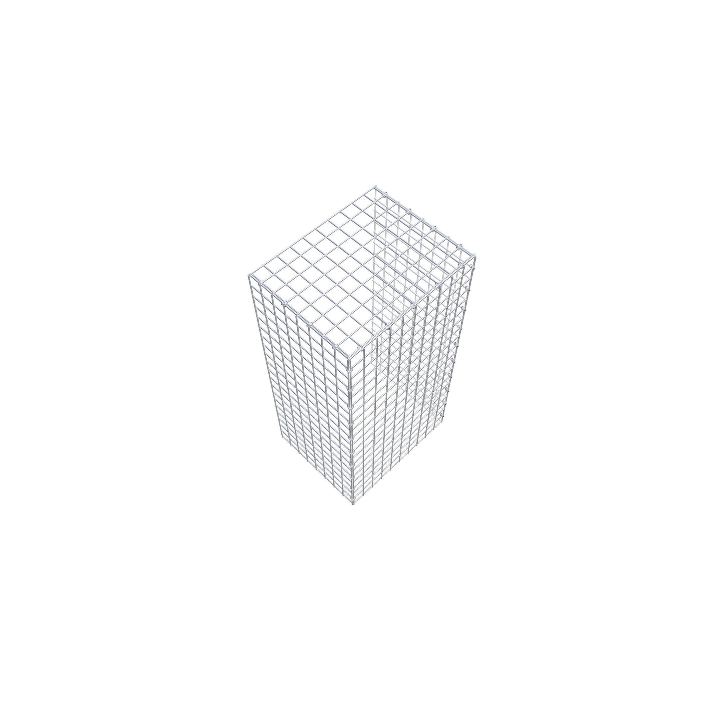 Fourche rapportée type 4 100 cm x 40 cm x 50 cm (L x H x P), mailles 5 cm x 5 cm, anneau C
