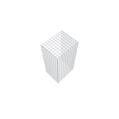 Fourche rapportée type 4 100 cm x 40 cm x 50 cm (L x H x P), mailles 5 cm x 5 cm, anneau C