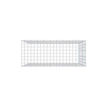 Gavión adicional tipo 4 100 cm x 90 cm x 40 cm (L x A x P), malla 5 cm x 10 cm, anillo en C