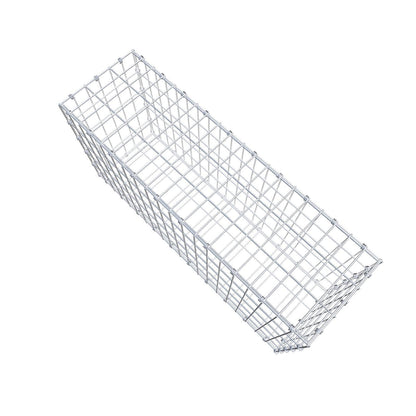 Gabion 100 cm x 50 cm x 30 cm (L x H x D), mesh size 5 x 10 cm, spiral ring