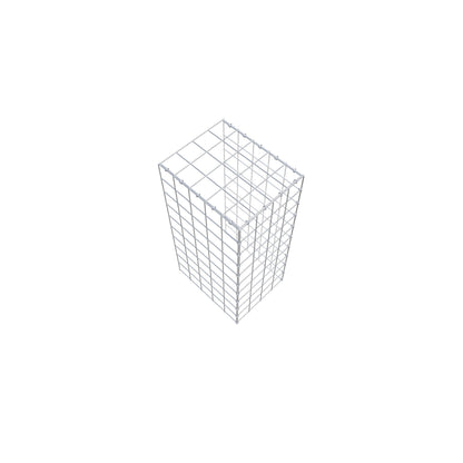 Pile aggiuntivo tipo 4 100 cm x 50 cm x 40 cm (L x H x P), maglia 10 cm x 10 cm, anello a C