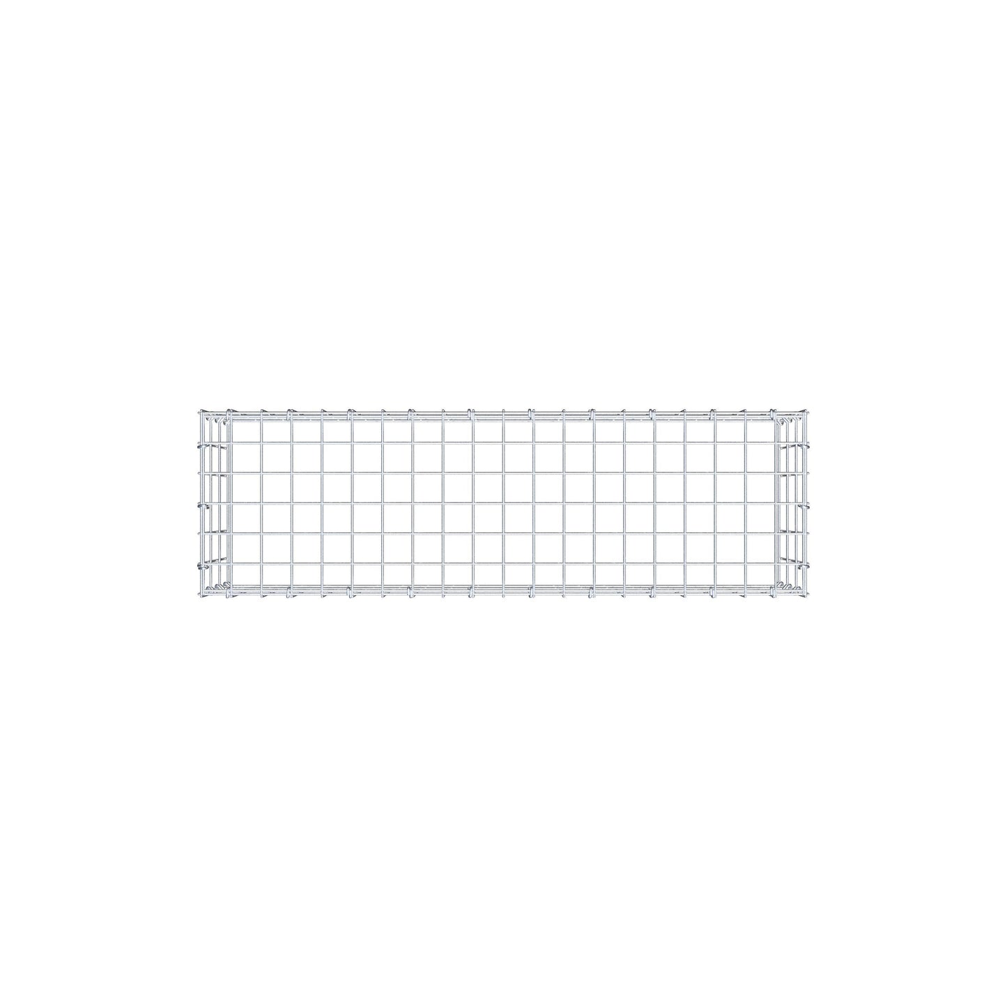 Gabbione aggiuntivo di tipo 3 100 cm x 30 cm x 30 cm (L x A x P), maglia 5 cm x 10 cm, anello a C