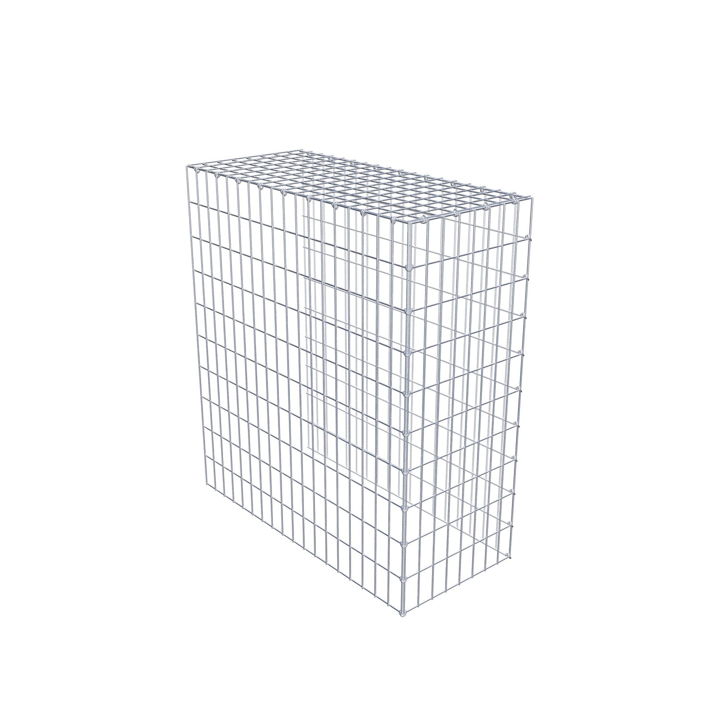 Gavión adicional tipo 4 100 cm x 90 cm x 40 cm (L x A x P), malla 5 cm x 10 cm, anillo en C