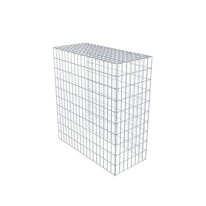 Gavión adicional tipo 4 100 cm x 90 cm x 40 cm (L x A x P), malla 5 cm x 10 cm, anillo en C